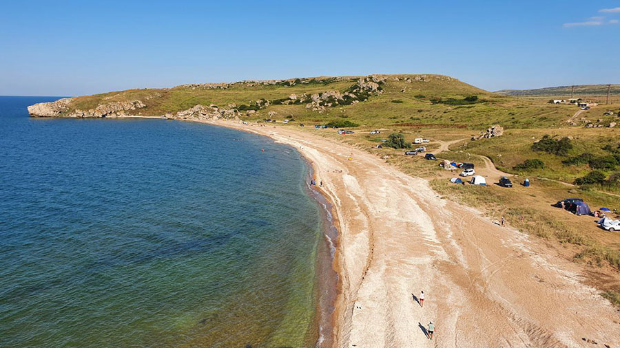 Отдых в Крыму на Азовском побережье: Генеральские пляжи 